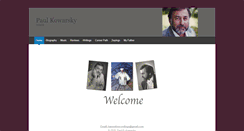 Desktop Screenshot of paulkowarsky.com