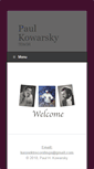 Mobile Screenshot of paulkowarsky.com